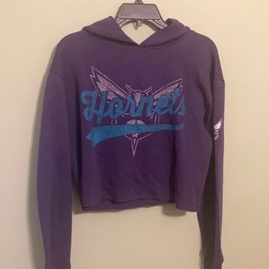 Charlotte Hornets Crop Hoodie